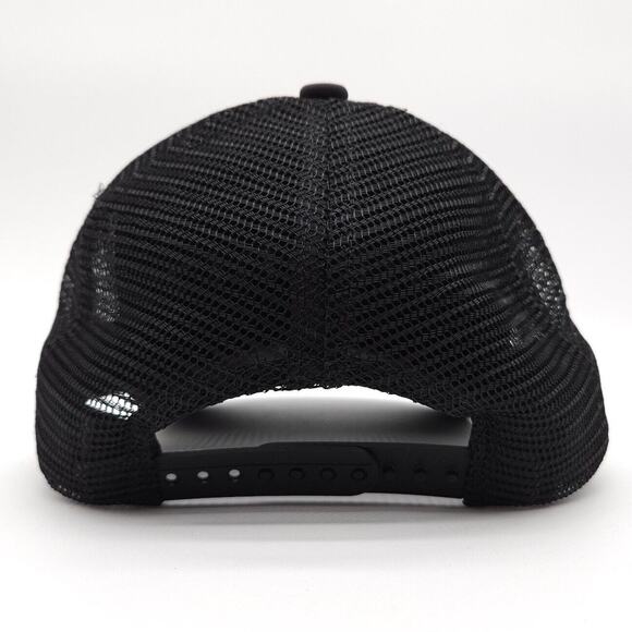 Culprit Snapback Trucker‎ Mesh Hat Black Ball Cap Stitched Logo USA Made Unisex - Picture 5 of 7